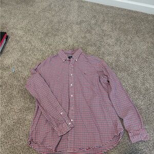 Ralph Lauren Red and White Checkered Shirt